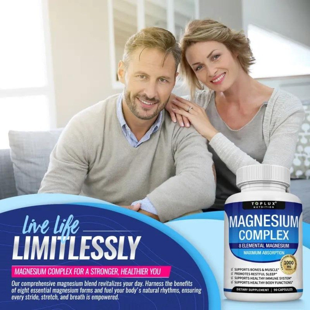 Magnesium Complex 8 Essential Magnesium Supplement Fitness Edible IMMUNITY