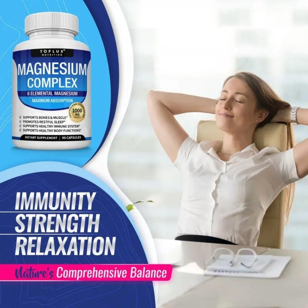 Magnesium Complex 8 Essential Magnesium Supplement Fitness Edible IMMUNITY